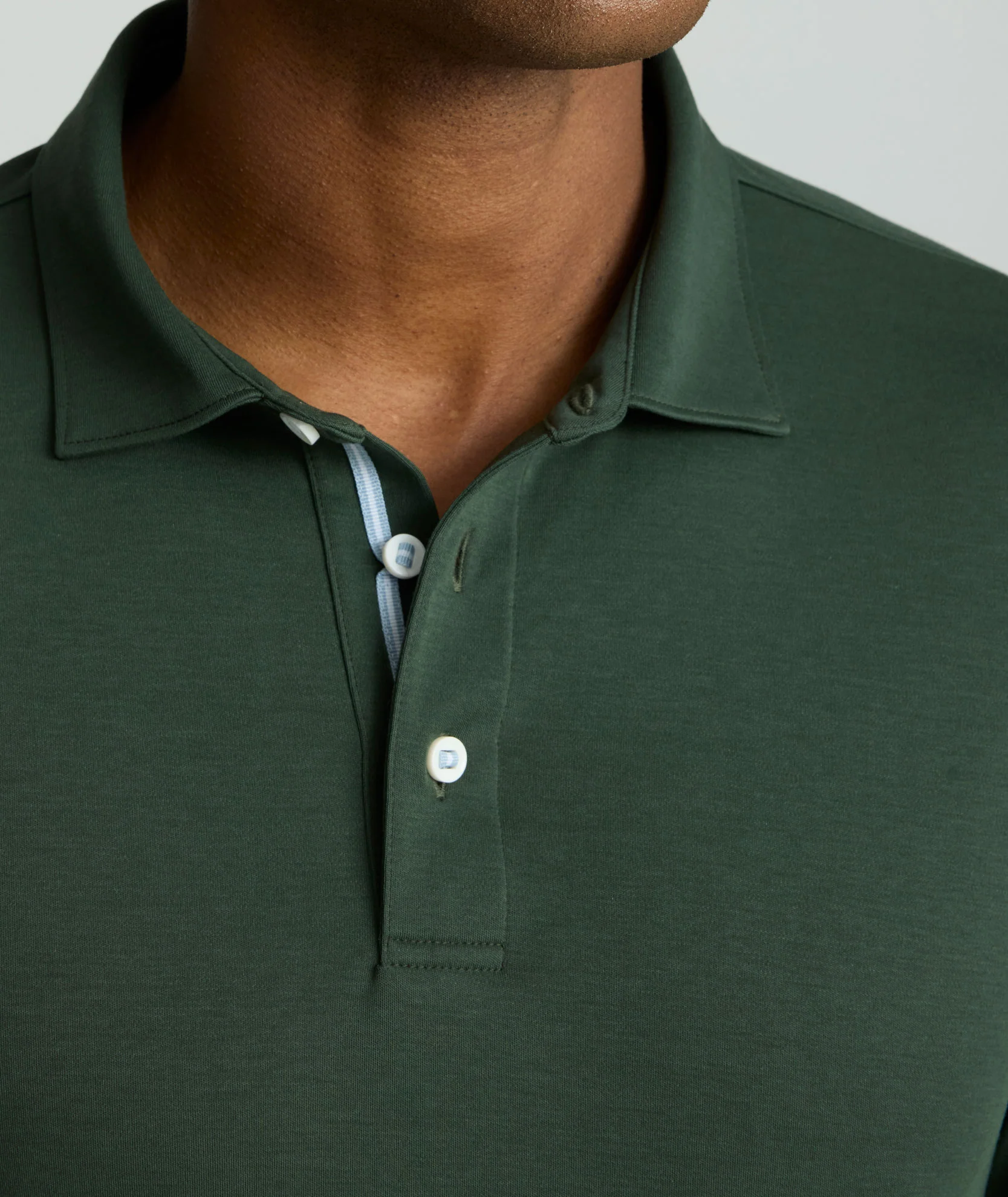 Wrinkle-Free Damaschino Long-Sleeve Polo - FINAL SALE - Image 3