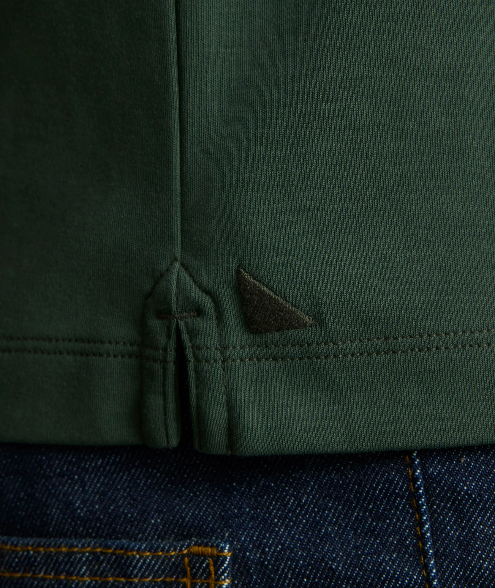 Wrinkle-Free Damaschino Long-Sleeve Polo - FINAL SALE - Image 4