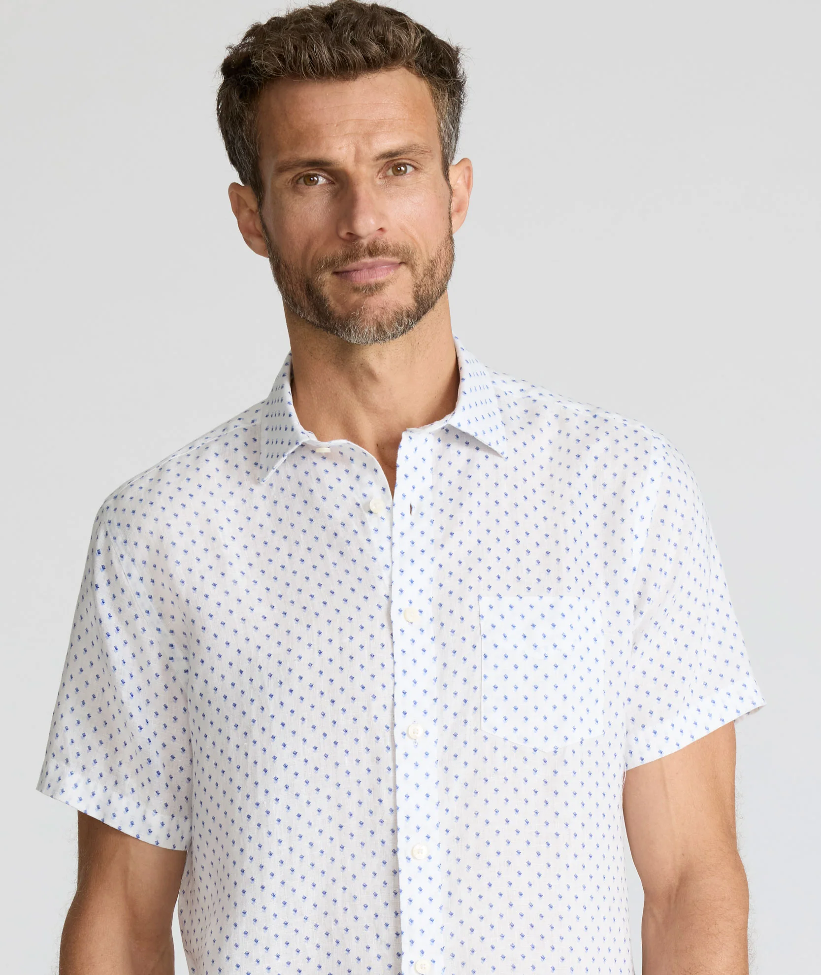 Linen Short-Sleeve Dixon Shirt - Image 3