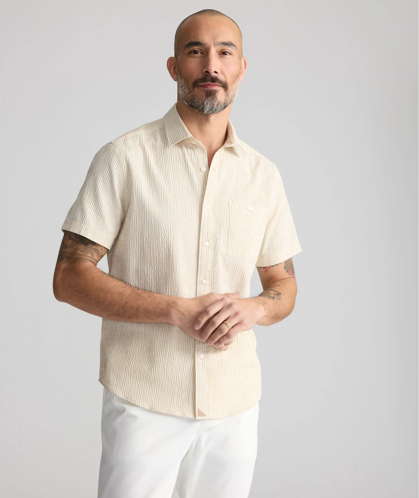 Performance Seersucker Short-Sleeve Shirt - Image 3