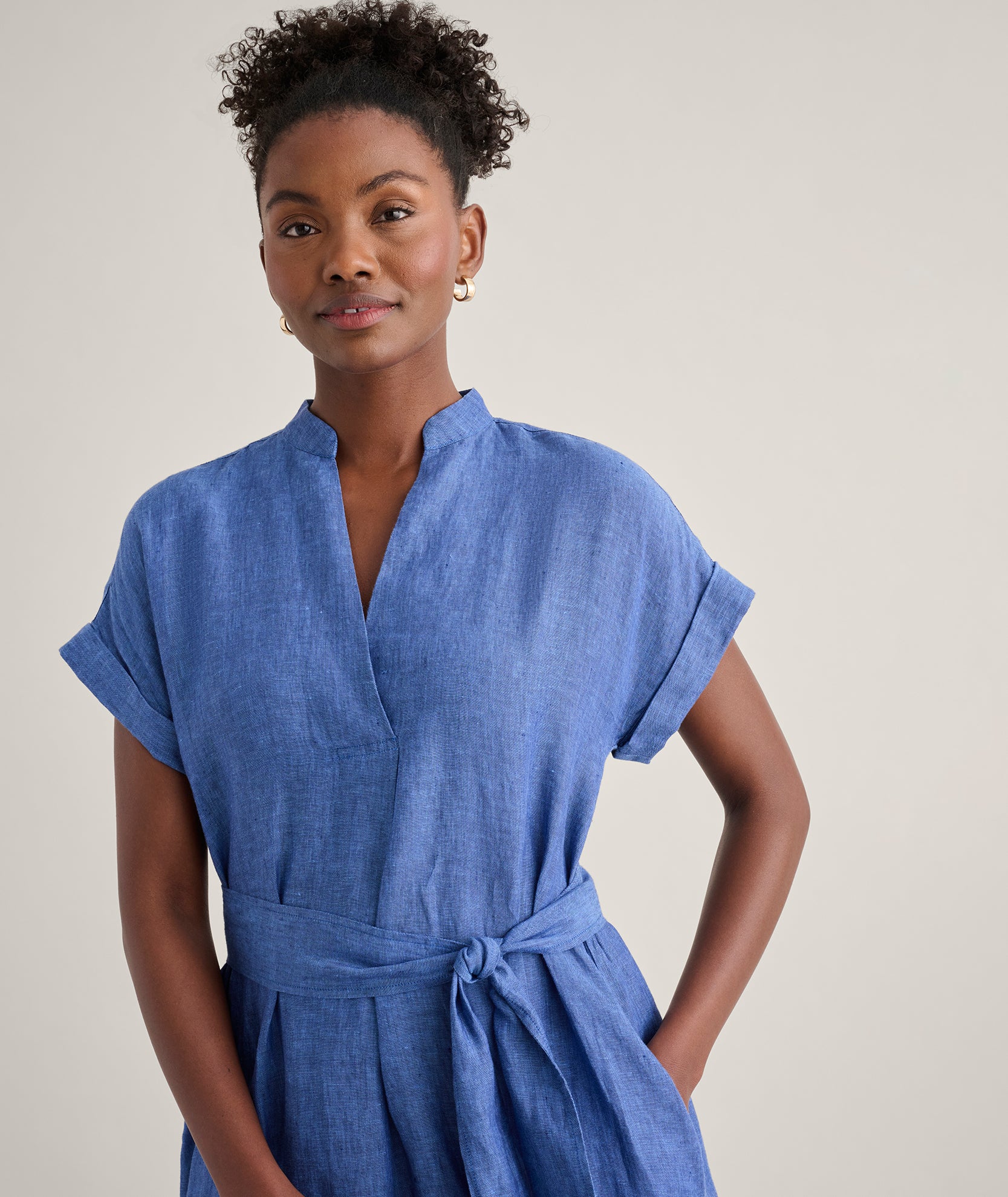 Linen Francesca Dress - Image 2