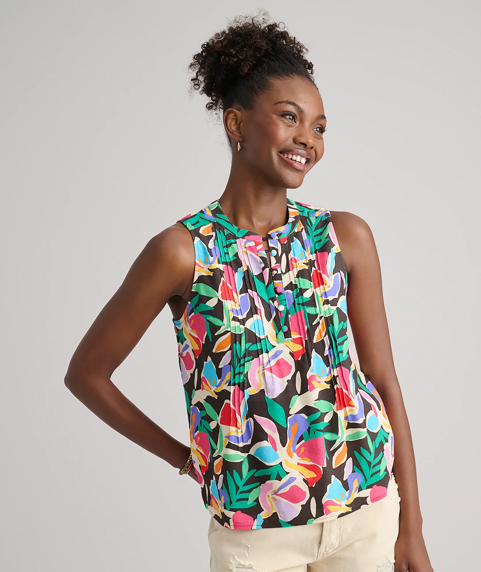Linen Blend Frida Shirt - Image 3