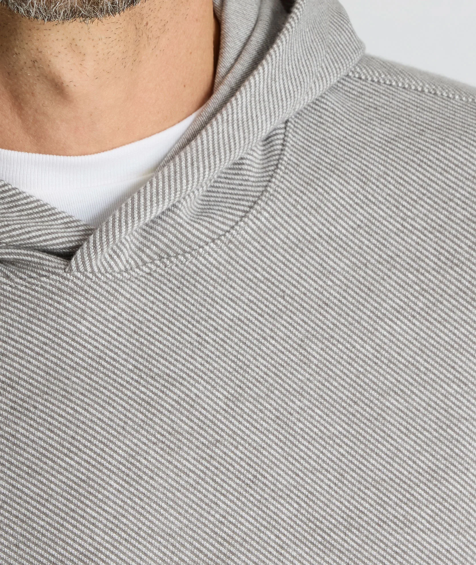 Textured Knit Hoodie - Image 3