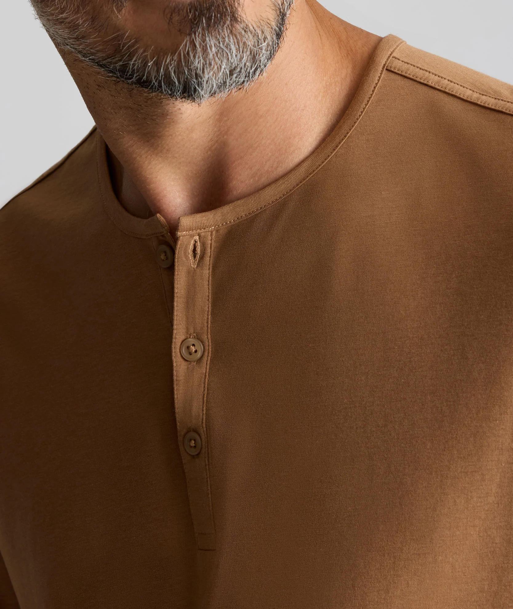 EcoSoft™ Short-Sleeve Henley - Image 3