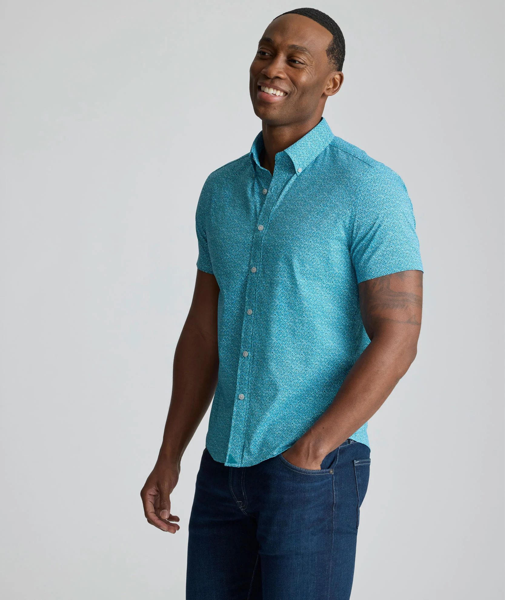 Performance Short-Sleeve Halloway Shirt - Image 3