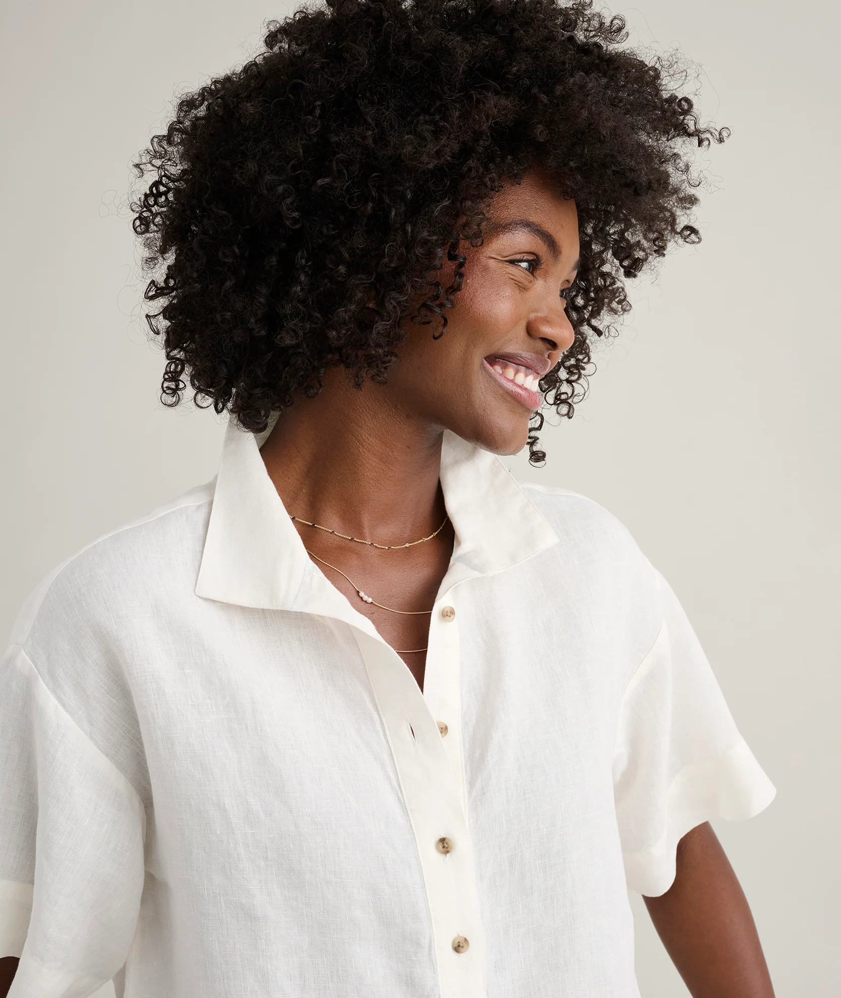 Linen Popover Untucked Ivy Shirt - Image 2