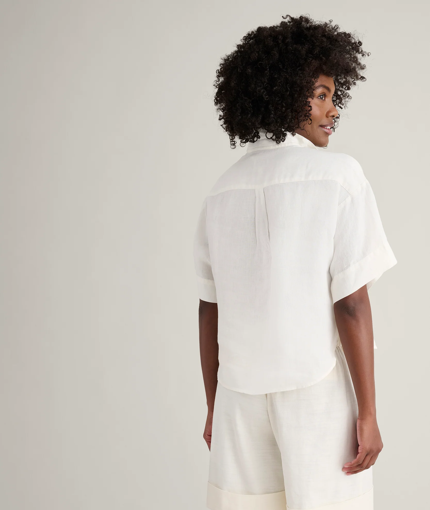 Linen Popover Untucked Ivy Shirt - Image 3