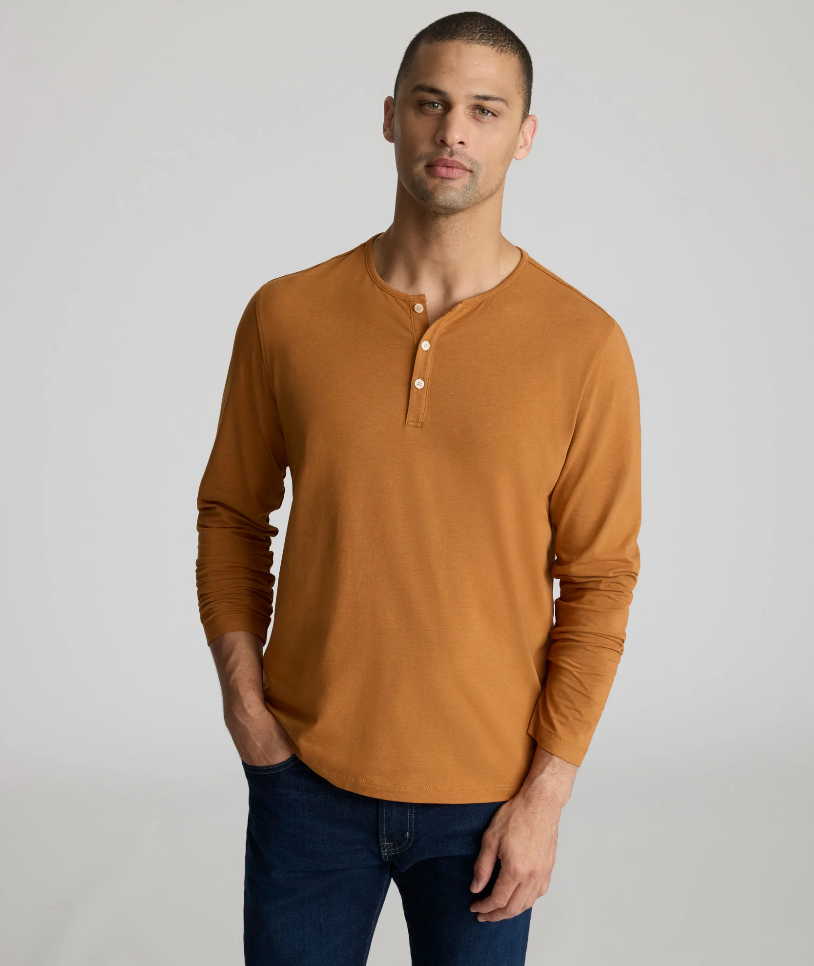 EcoSoft™ Henley - FINAL SALE - Image 3