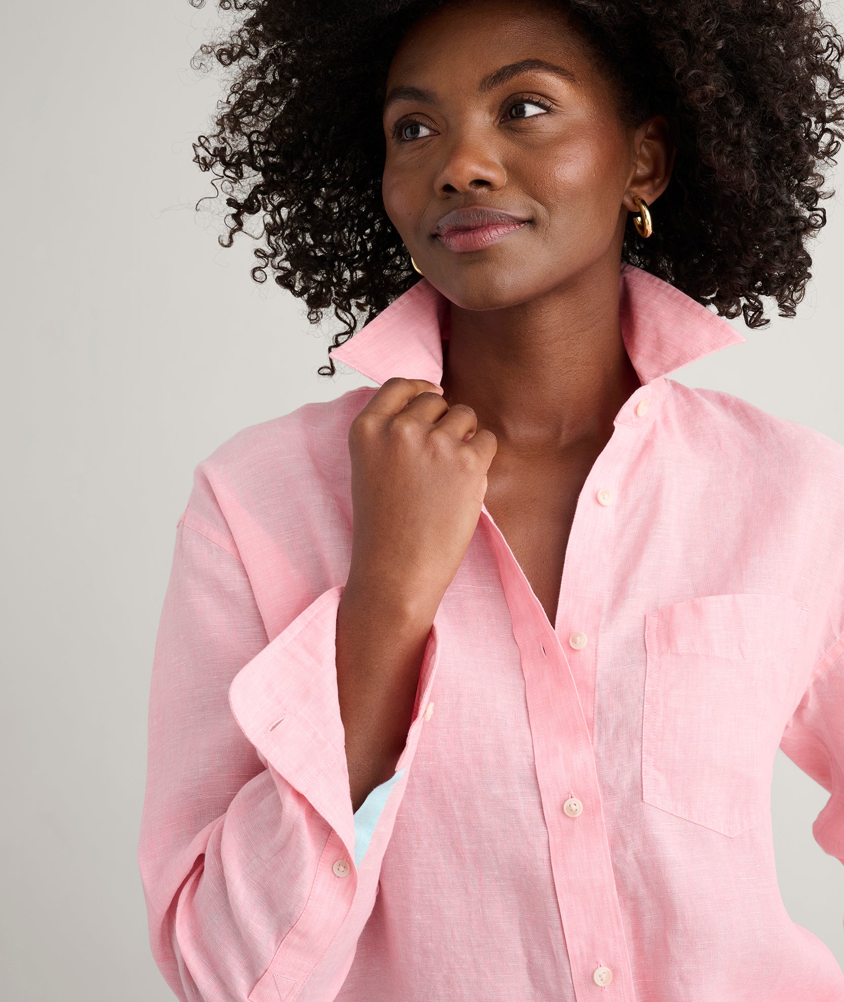 Linen Relaxed Fit Melanie Shirt - Image 3
