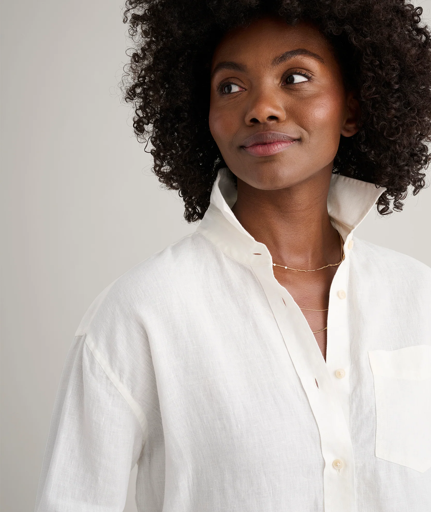 Linen Relaxed Fit Melanie Shirt - Image 4