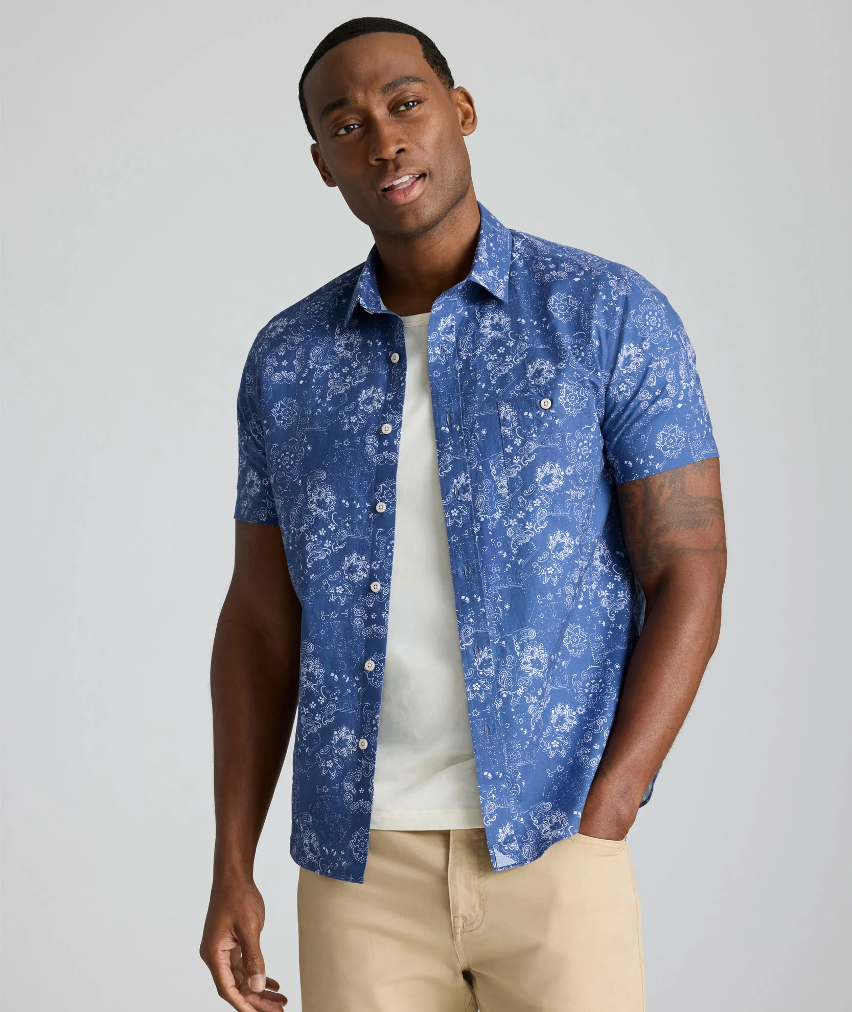 Summerweight Short-Sleeve Monroe Shirt -FINAL SALE - Image 4