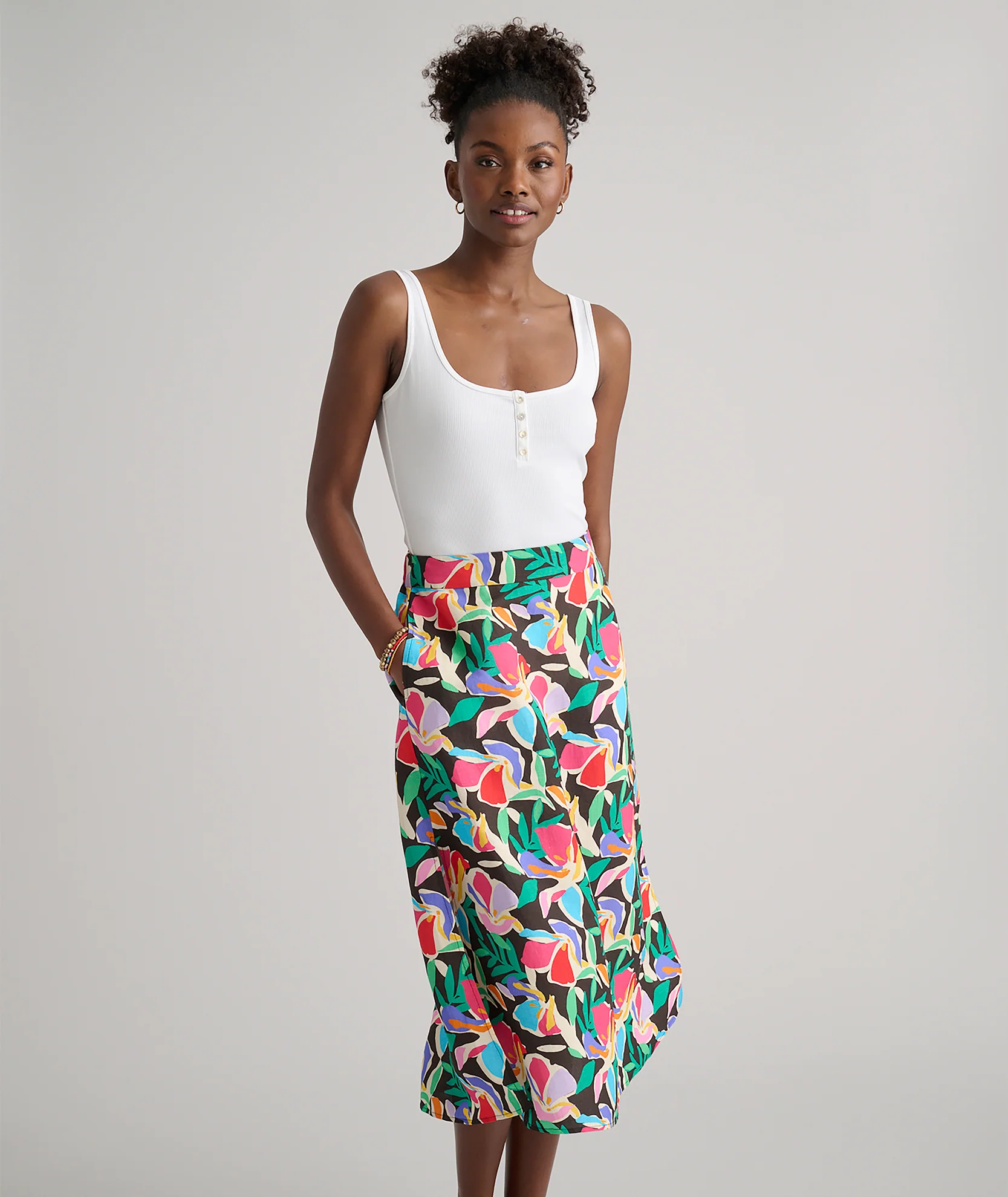 Linen Blend Pippa Skirt - Image 3