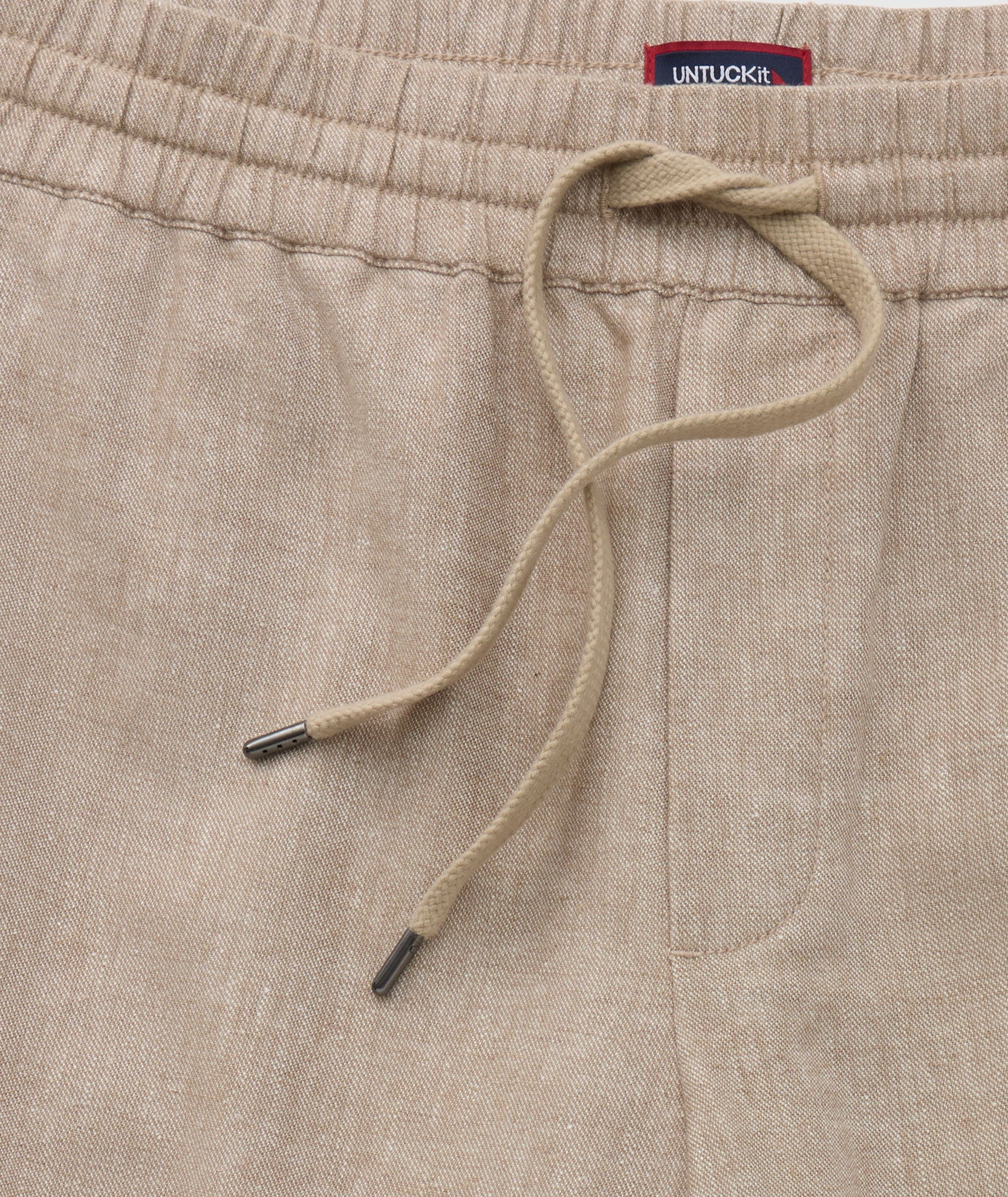 Linen-Cotton Utility Shorts - Image 5
