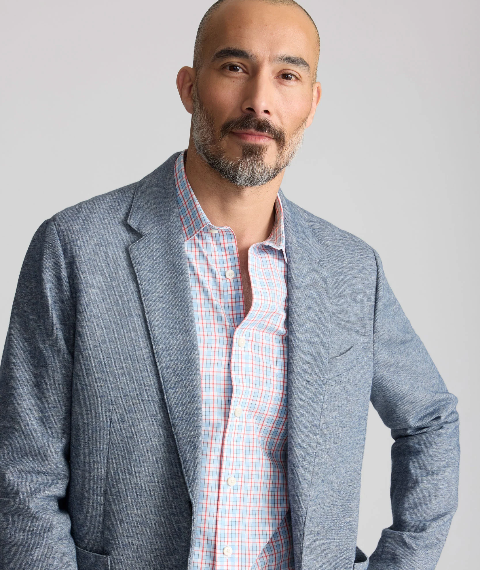 Italian Cotton-Blend Knit San Oro Sport Coat - Image 2