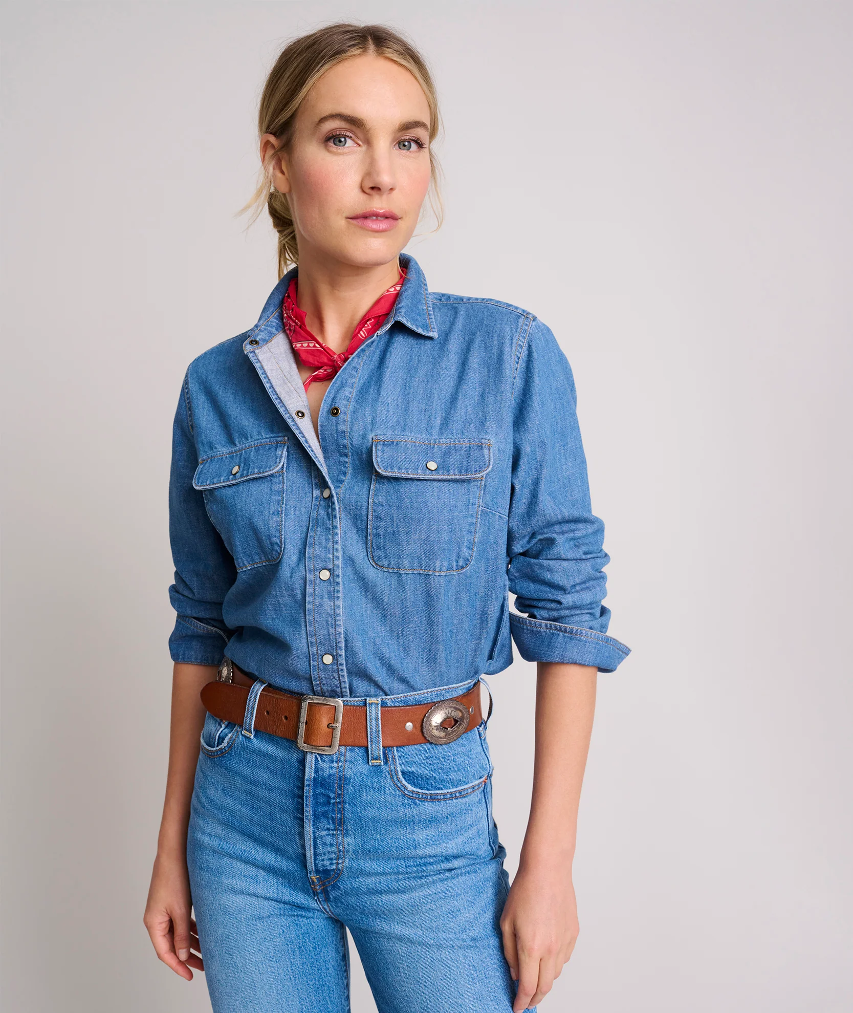 Denim Serena Shirt - FINAL SALE
