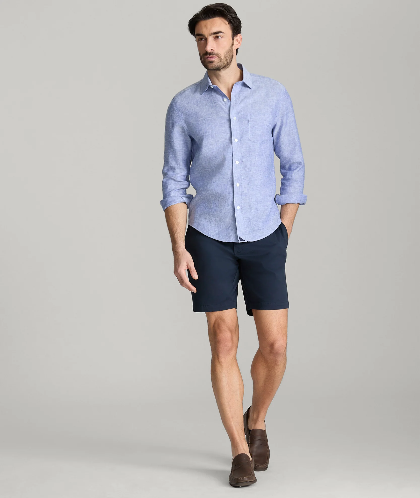 9" Stretch Chino Shorts