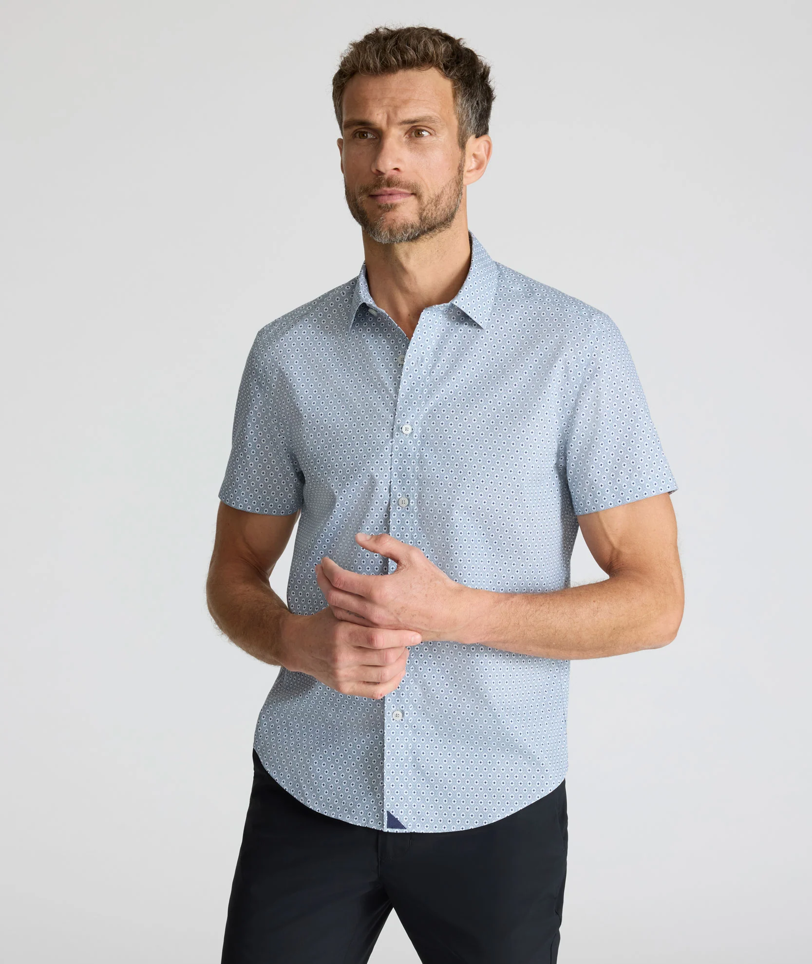 Wrinkle-Free Short-Sleeve Strauss Shirt - FINAL SALE - Image 4