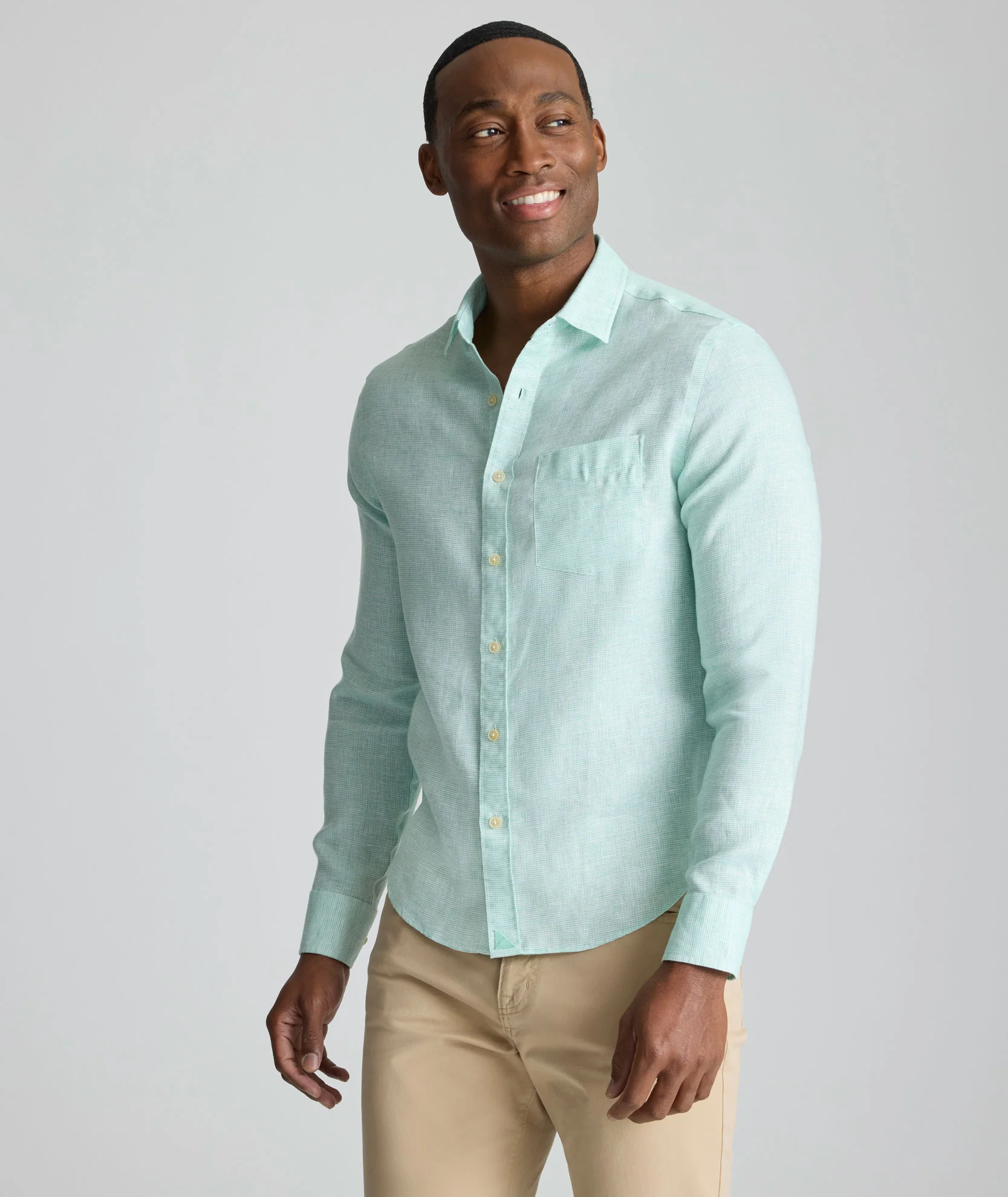 Wrinkle-Resistant Linen Wildehart Shirt - Image 4