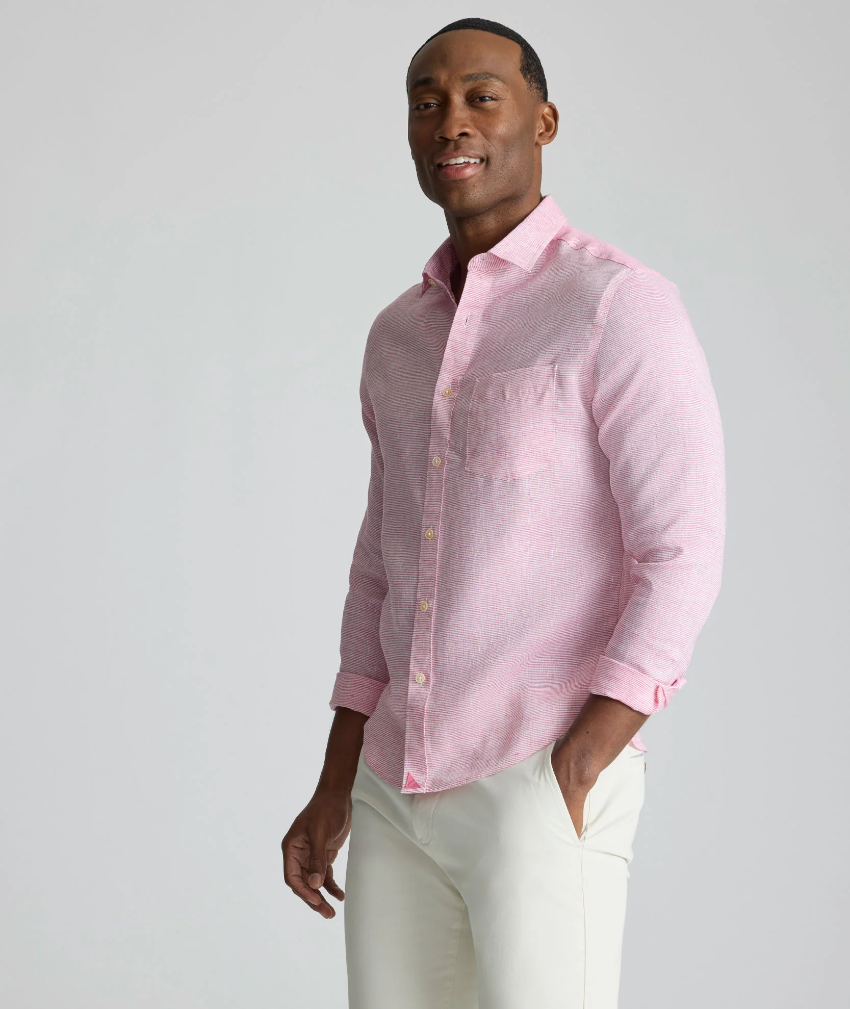 Wrinkle-Resistant Linen Wildehart Shirt - Image 4